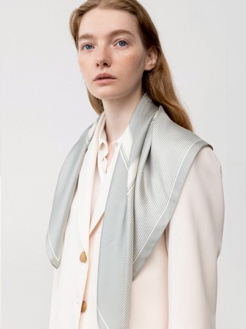 Mare Silk Scarf Khaki