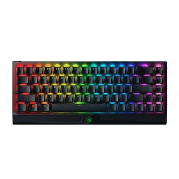 雷蛇Razer RZ03-03891900-R3M1 黑寡婦V3 mini無線鍵盤-幻影布丁鍵帽(黃軸)英