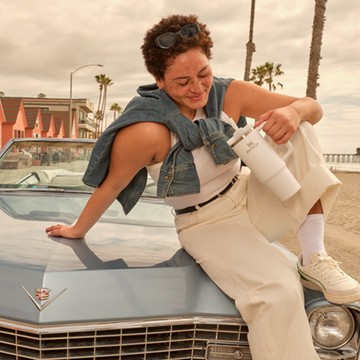 STANLEY 冒險系列 吸管隨手杯2.0 0.88L / 象牙白 2.0