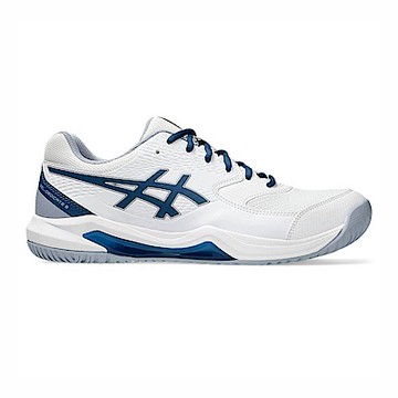 Asics GEL-Dedicate 8 2E [1041A410-103] 男 網球鞋 寬楦 運動 緩震 抗扭 白藍