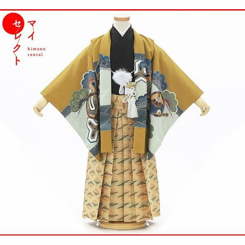 七五三 男 着物 レンタル 5歳 男の子 黄色 753 Msb5 0018 通販 Lineポイント最大get Lineショッピング