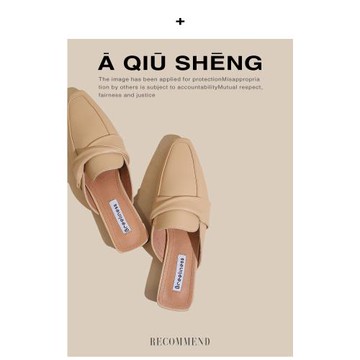 復古法式穆勒鞋女2025年新款配裙子懶人包頭半拖外穿粗跟后空單鞋