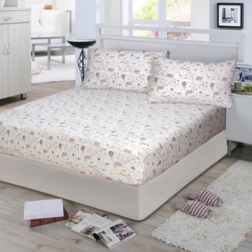 【Victoria】針織銀離子單人二件式床包組-水豚_TRP多利寶