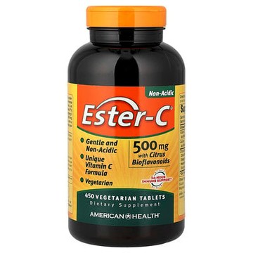 American Health, Ester-C®，含柑橘生物類黃酮，500 毫克，450 粒素食片