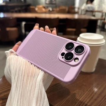 一體鏡頭膜透氣鏤空散熱適用蘋果17promax手機殼iPhone17pro/air網紅16promax防摔15pro時尚14創意13高級感12