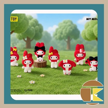 【115.9月預購】美樂蒂經典系列毛絨掛飾 TOP TOY 盒玩 盲盒 單抽/盲抽 如需端盒請下6的倍數 愛蛋客