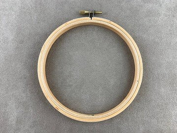 圓形倒角設計木質繡框 13cm 台灣製造