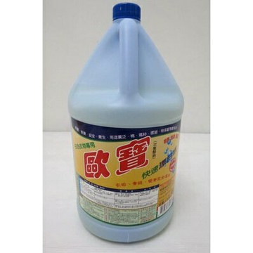 柚柚的店【歐寶4000ml漂白水0045-032】廚房消毒 清潔劑 洗潔劑 地板污垢 居家清潔 洗衣服 台灣製造
