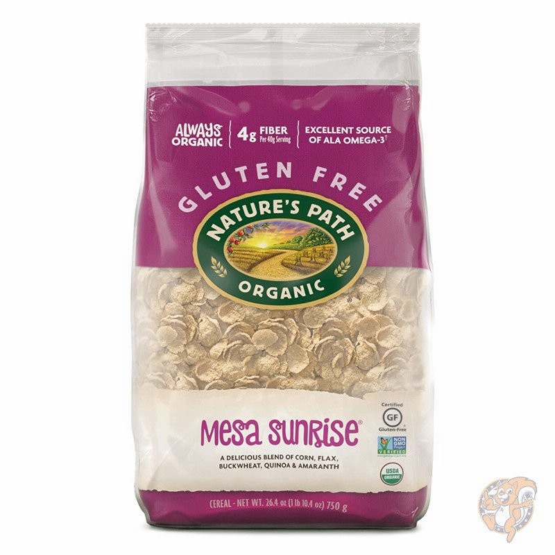 Nature S Path オーガニック グルテンフリー Mesa Sunrise フレーク シリアル 750g 6袋入り 送料無料 通販 Lineポイント最大0 5 Get Lineショッピング