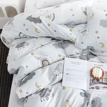 [寢室安居]買1送1 石墨烯萊賽爾天絲鋪棉四季涼被 5x6.5尺(贈品隨機贈送 / 台灣製造)