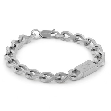 CALVIN KLEIN CK Outlook 品牌logo霸氣粗曠男士手鍊 35000254