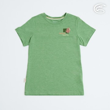 ADISI 女WINCOOL涼感乾爽機能圓領T AL2411013 青蘋綠 ｜城市綠洲