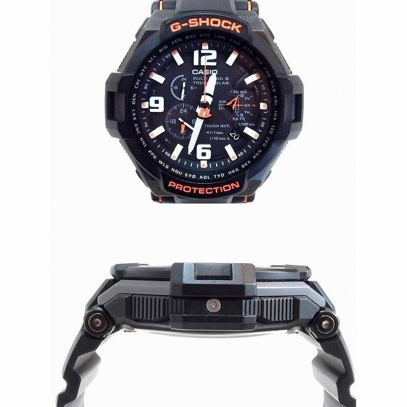 CASIO カシオ G-SHOCK スカイコックピット 電波タフソーラー 腕時計 Gショック GW-4000-1AJF 中古 | LINEショッピング