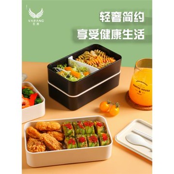 便攜飯盒上班族保溫學生單人便當盒大容量食堂專用分隔型餐盒套裝