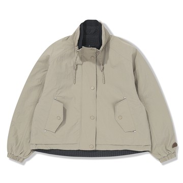 BBC EARTH 女 Reversible Zip-Up Jacket 休閒外套 BEIGE BEFJWAQ03310