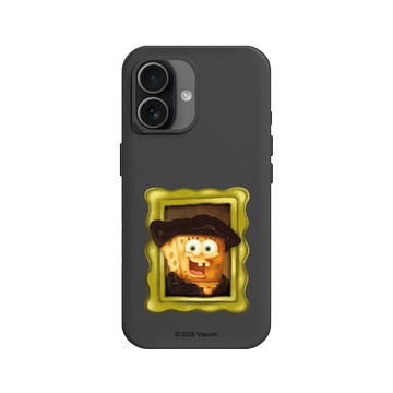 iPhone 17 SolidX 黑 - 海綿寶寶 SpongeBob - 名畫系列-遇見海綿寶寶