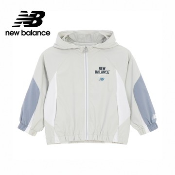 【New Balance】 NB 童裝連帽外套_中性_灰色_7AF3202WLGR