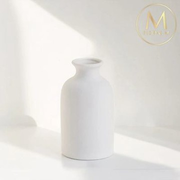 【Floral M】法式陶瓷阿爾貝拉小花瓶(花瓶/插花/玻璃瓶/花器/花盆/陶瓷花瓶/桌面擺飾/居家裝飾)