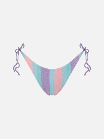 MC2 Saint Barth Striped Lurex Swim Briefs
