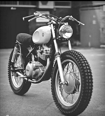 復古改裝通用22mm鋼制車把 侉子車把管M型車把蝴蝶車把SR400幼獸