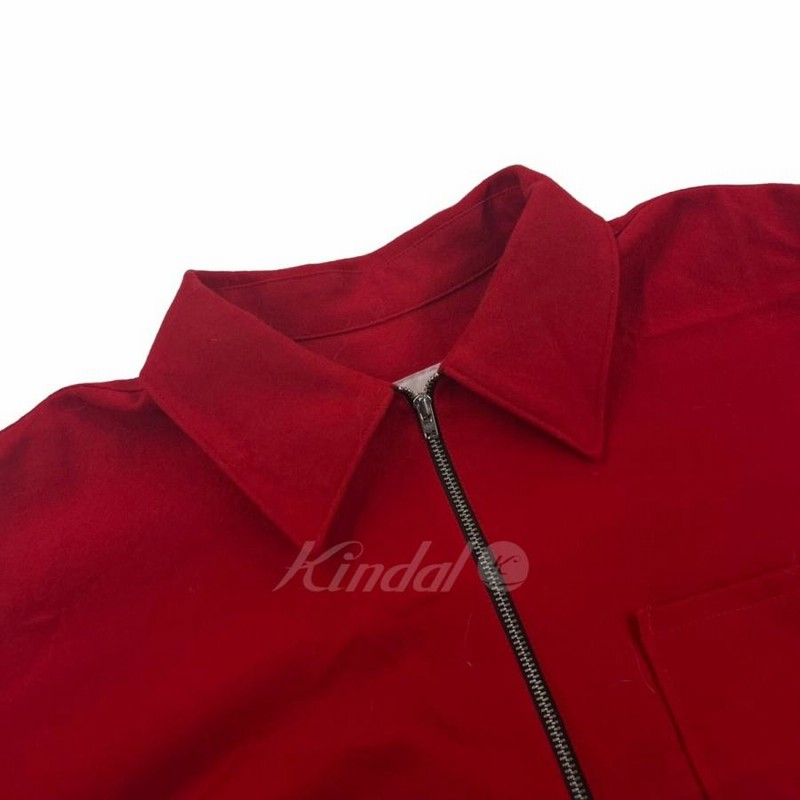 値下げ】CAMIEL FORTGENS 「Polo Zip Shirt」 ハーフジップウール 