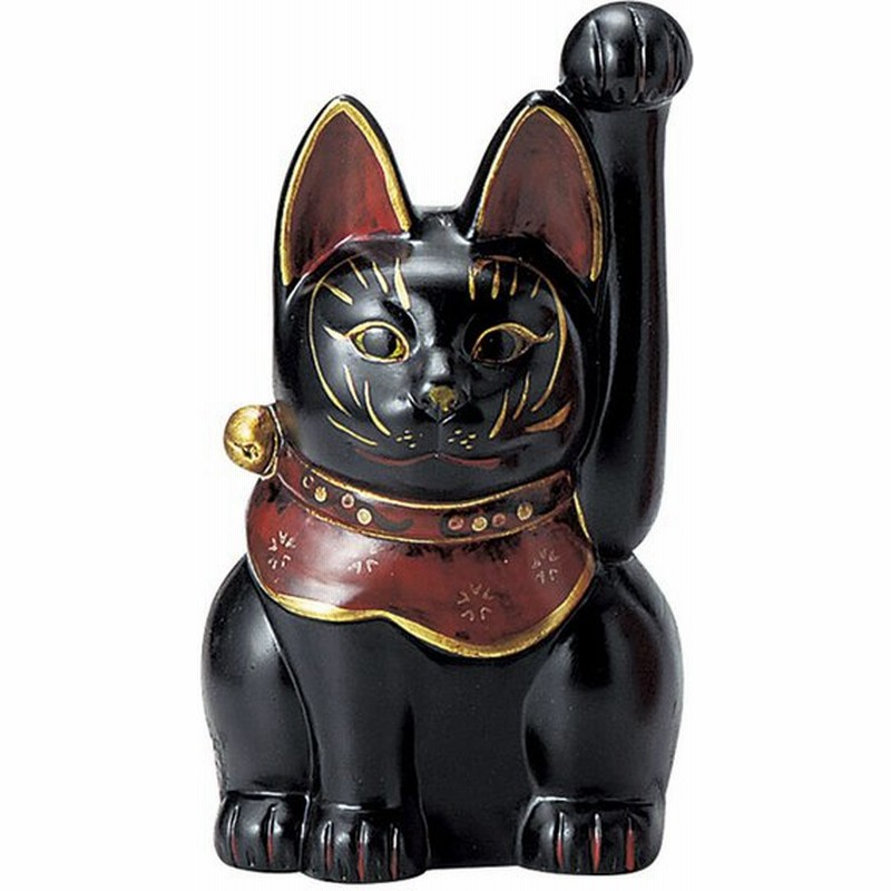 招き猫 置物 瀬戸焼 古色三河猫手長 大 黒 約27cm 縁起物 飾り 玄関飾り 開運 おしゃれ プレゼント ギフト 贈り物 開店祝い 商売繁盛 通販 Lineポイント最大get Lineショッピング