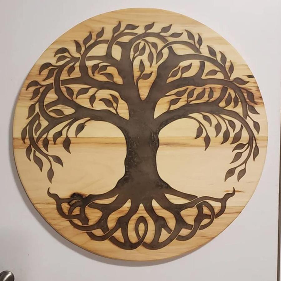 Tree Stencils Tree of Life Stencil for Painting on Wood Airbrush Natural Pl