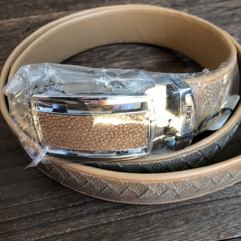 Pelgio ブランド かっこいい スティングレイ スティングレ ガルーシャ エイ革 本革 ポリッシュ 編込み ベルト ファッションベルト 本物の革 ナッツ 通販 Lineポイント最大0 5 Get Lineショッピング