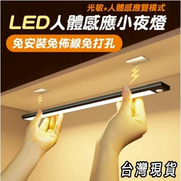磁吸感應燈 人體 LED 燈條 露營燈 USB充電 LED感應燈 小夜燈 走廊燈 櫥櫃燈 氛圍燈 展示燈 床頭燈 白光