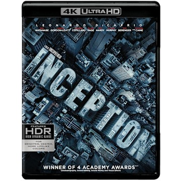 全面啟動 INCEPTION 4K UHD+BD+Bonus 三碟版(非鐵盒)