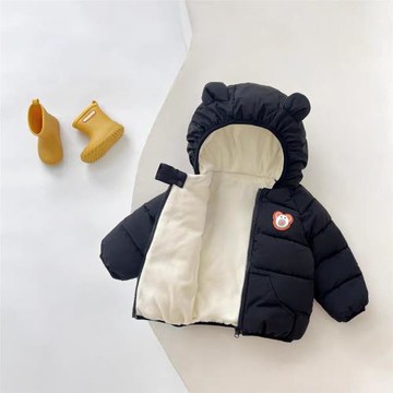 嬰兒羽絨服冬季0一1歲女孩外套2加絨加厚款3小童4男寶寶5保暖棉衣