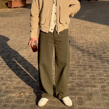 正韓質感側口袋棉質休閒長褲 3色 YUPPIE 現貨優惠商品