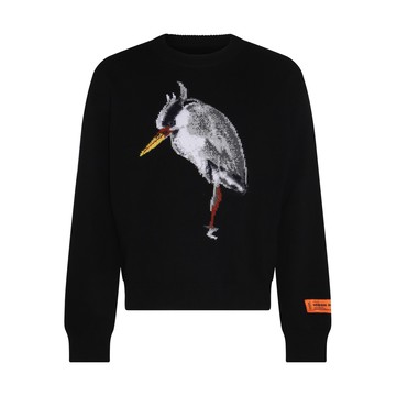 Heron Preston - Black Multicolour Wool Blend Jumper