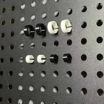 平價夯貨👏圓孔金屬洞洞板配件 電源線傳輸線走線卡扣 充電線理線固定器 橫豎通用款 理線槽 整線夾 居家辦公必備 6f37