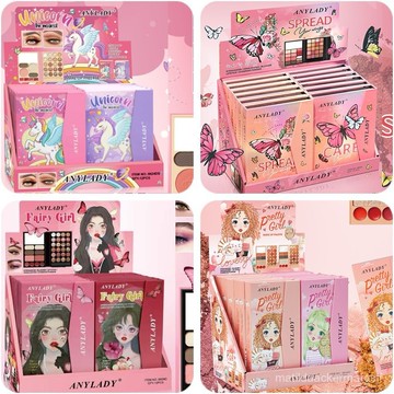 【ANYLADY】紙本 眼影 腮紅 修容 高光 彩妝 套盒makeup SET UCGW