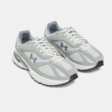 Under Armour 休閒鞋 HOVR Apparition 男鞋 灰白 緩震 運動鞋 UA 3027596377