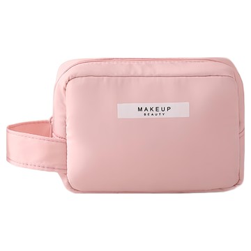 E.City 北歐風手提質感化妝包小物收納包  粉色  16.3 x 11 x 7cm
