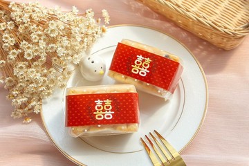 點點磨砂袋裝沙琪瑪 婚禮小物 位上禮 二次進場 迎賓禮