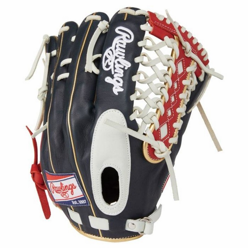 最も 割引 1307222-Rawlings/軟式グラブ 外野手 B88FB MLBカラーシンク グローブ