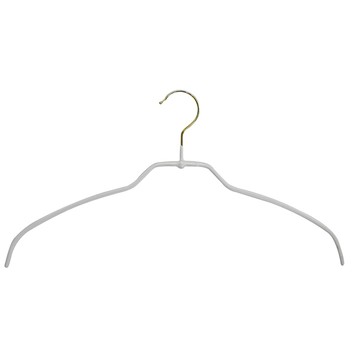 德國MAWA 時尚簡約止滑無痕衣架42cm(白色/8入)