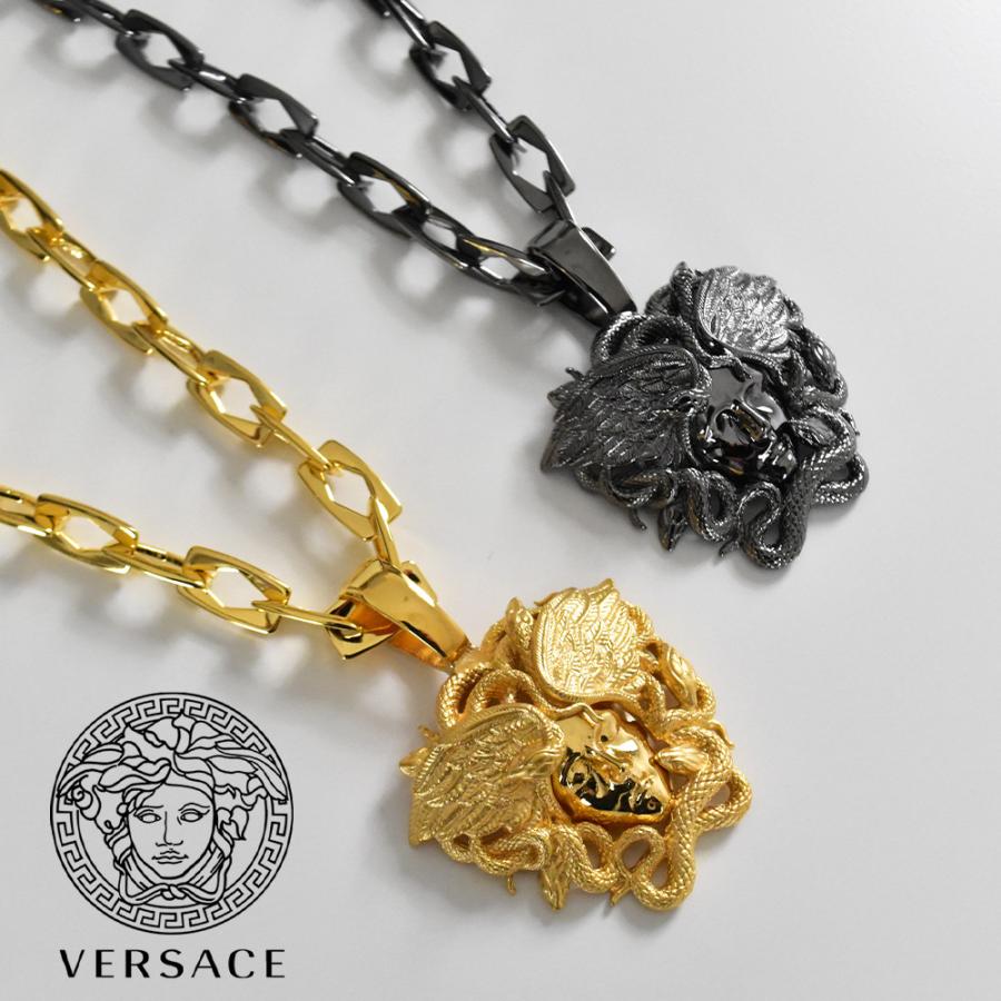 高品質】 VERSACE ヴェルサーチ メデューサ ネックレス ゴールド