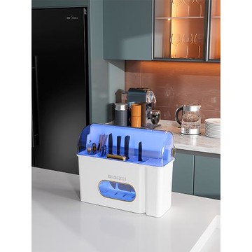 廚房消毒筷籠帶蓋烘干刀架筷子筒一體砧板架刀具置物架餐具收納盒