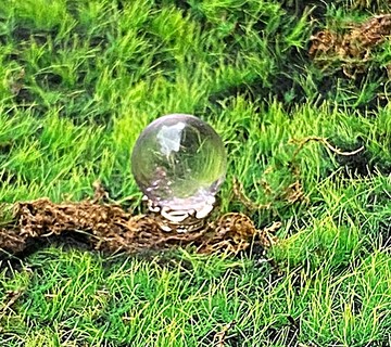 能量擺飾-天然有球必應 智慧之石-天然可愛紫水晶球 快速出貨