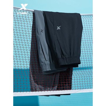 特步速干褲男褲夏季透氣冰絲運動褲健身跑步褲子直筒運動長褲男