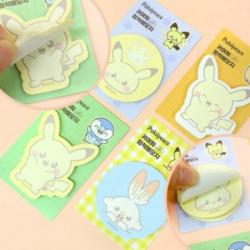 (現貨）韓國寶可夢｜造型便利貼/韓國製/備忘錄/皮卡丘/便條紙/ pokemon /辦公文具/造型貼紙