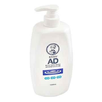 MENTHOLATUM 曼秀雷敦 AD溫和舒敏泡沫沐浴露  1L  1瓶