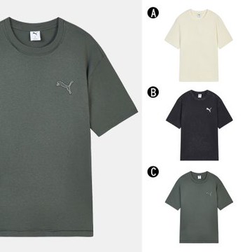【PUMA】流行系列 ESS DISTRESSED 短袖T恤-M 圓領短袖T恤 男 A-63846891 B-63846916 C-63846881