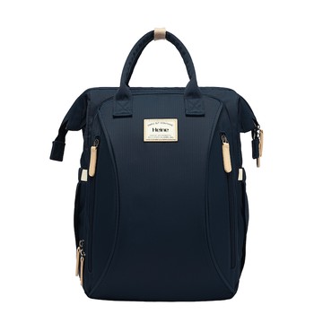 Heine海恩 WIN-215 後背包 收納後背包 媽媽包 - 黑色