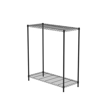 特力屋 烤漆二層架寬106*深46*高120公分(黑)