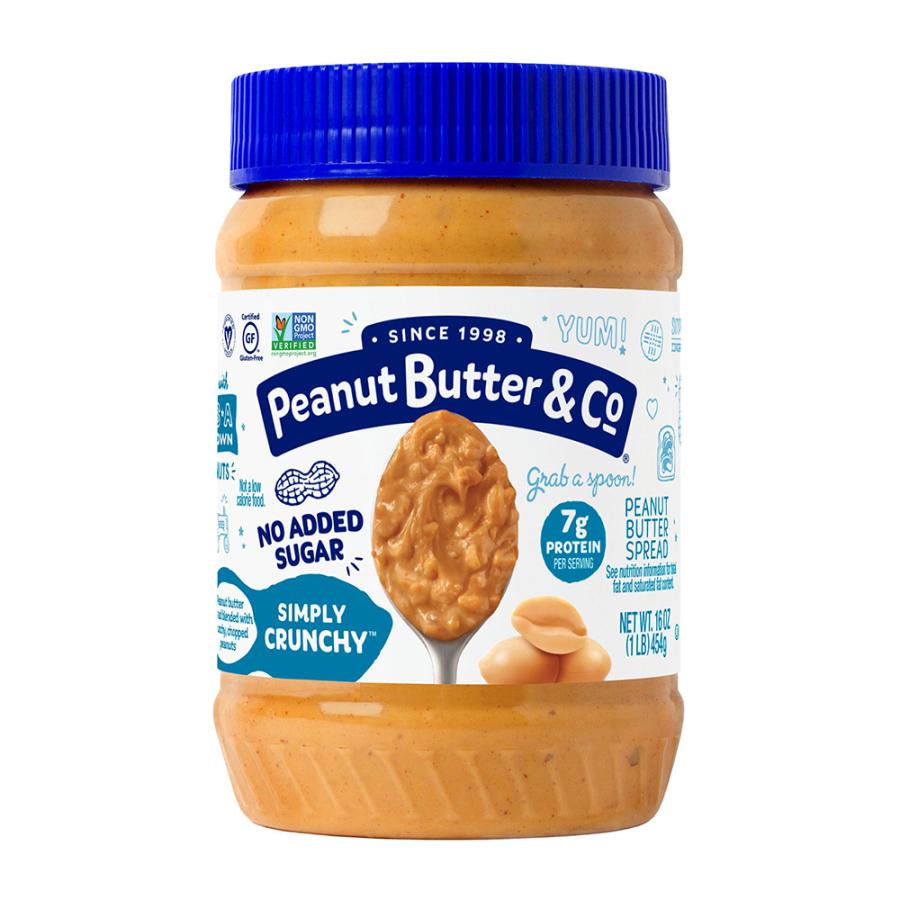 Peanut Butter  CO, ピーナッツバタースプレッドシンプルクランチ、454 g